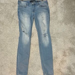 Hollister low rise super skinny jeans